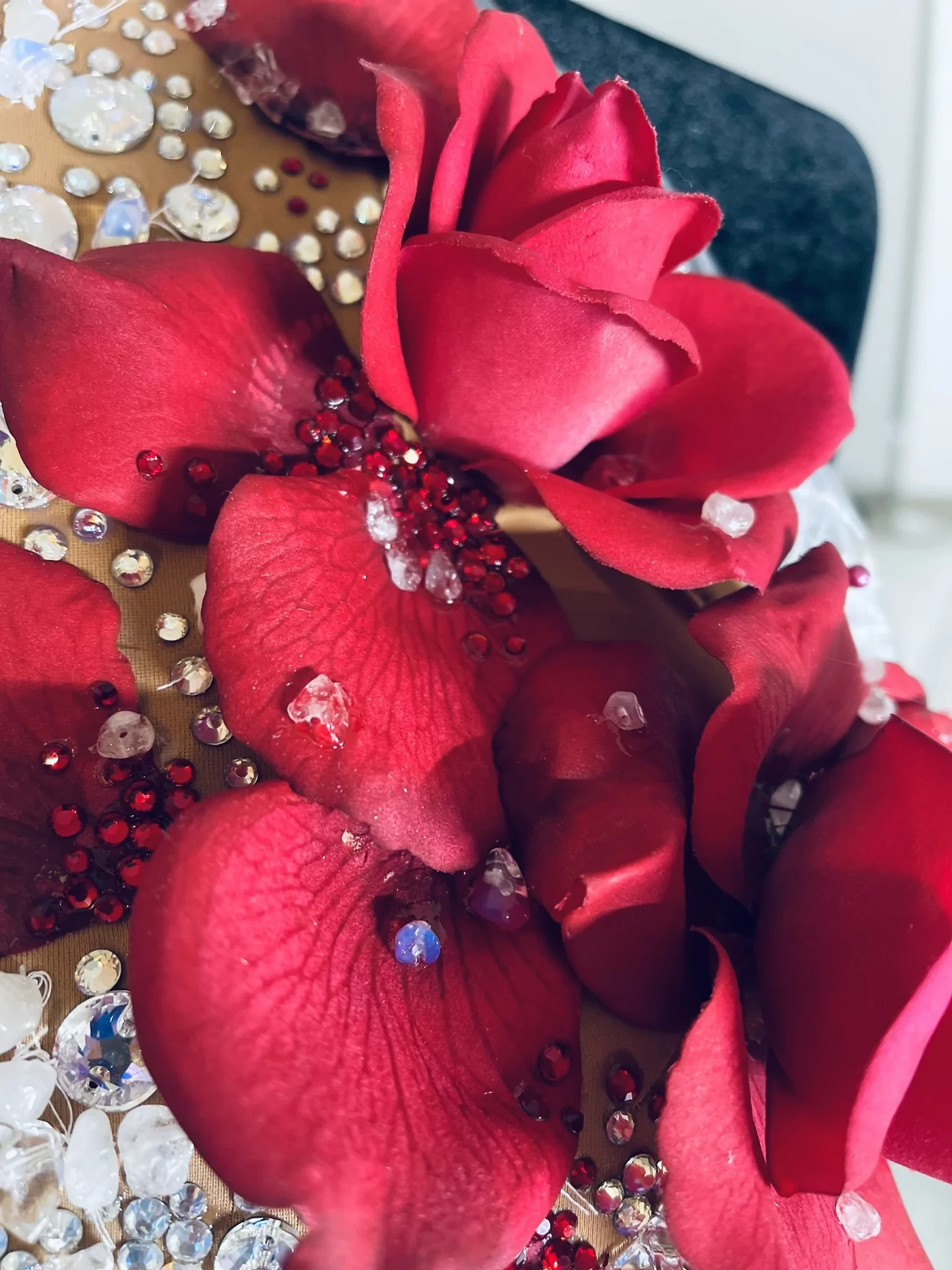 Bloom Beneath Ice completed gown
