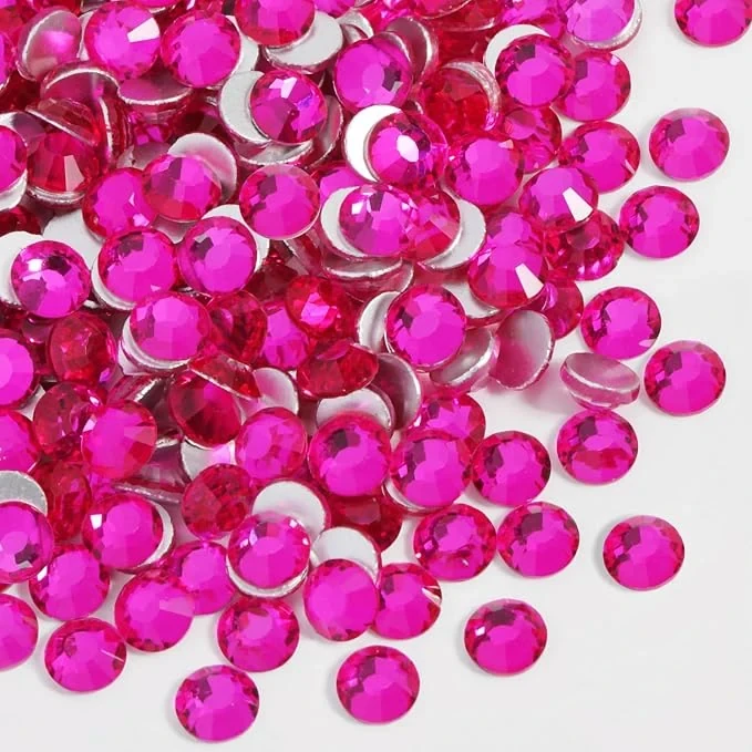 Hot pink crystal palette