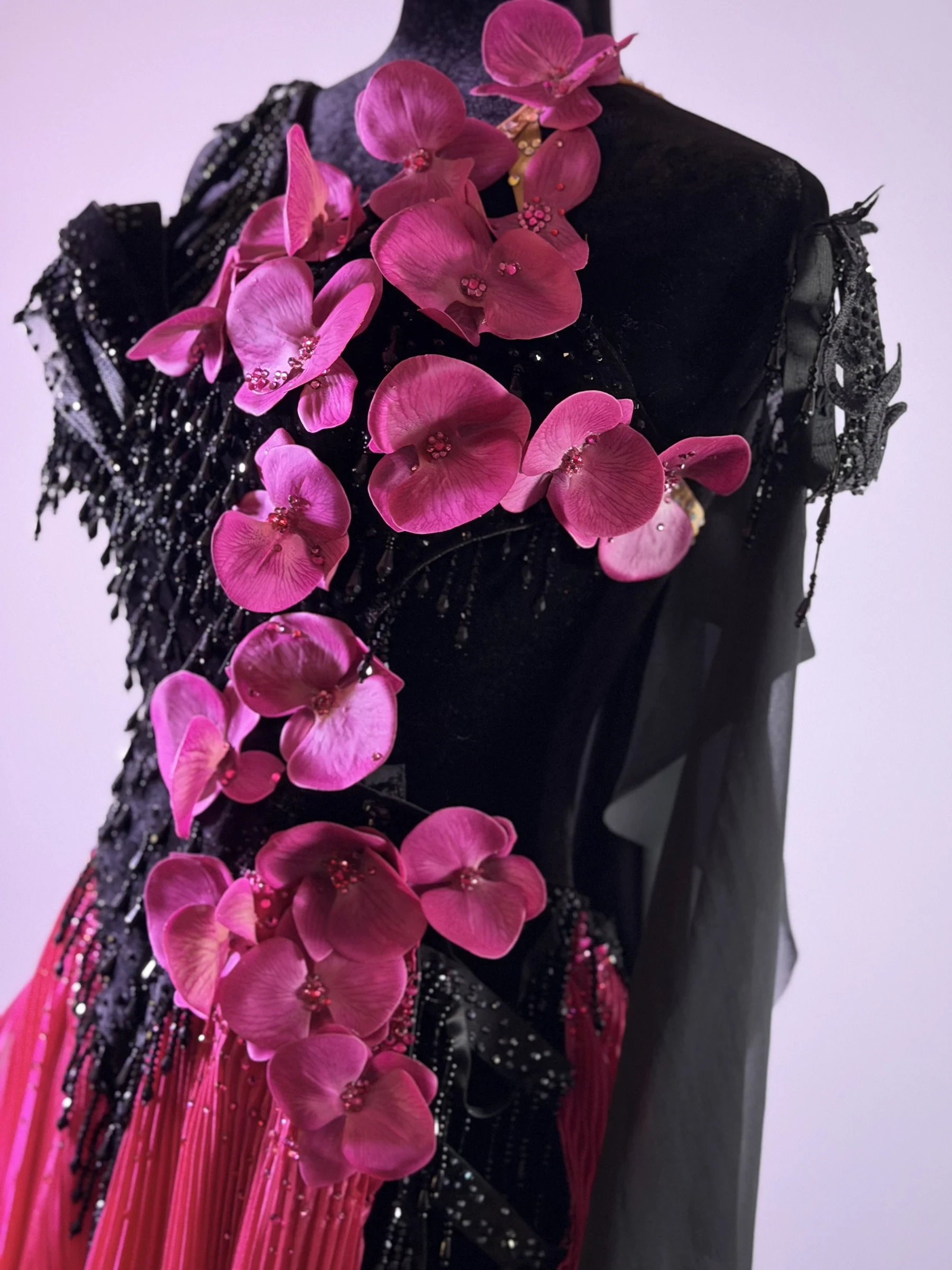 Magnetic Confidence couture silhouette detail